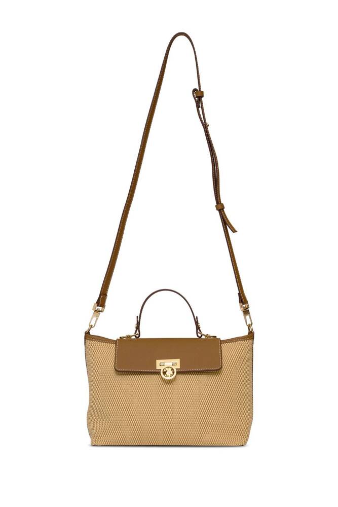 Kadın Postacı Çantası US25300 Bej 