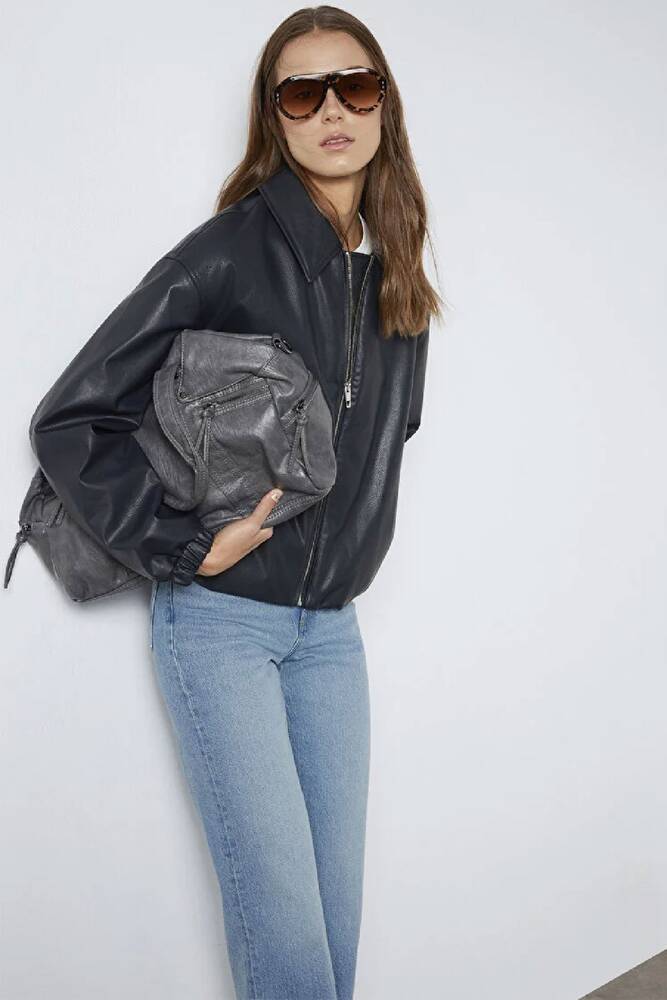 Kadın Pu Ceket 1110614-90372 Lacivert 