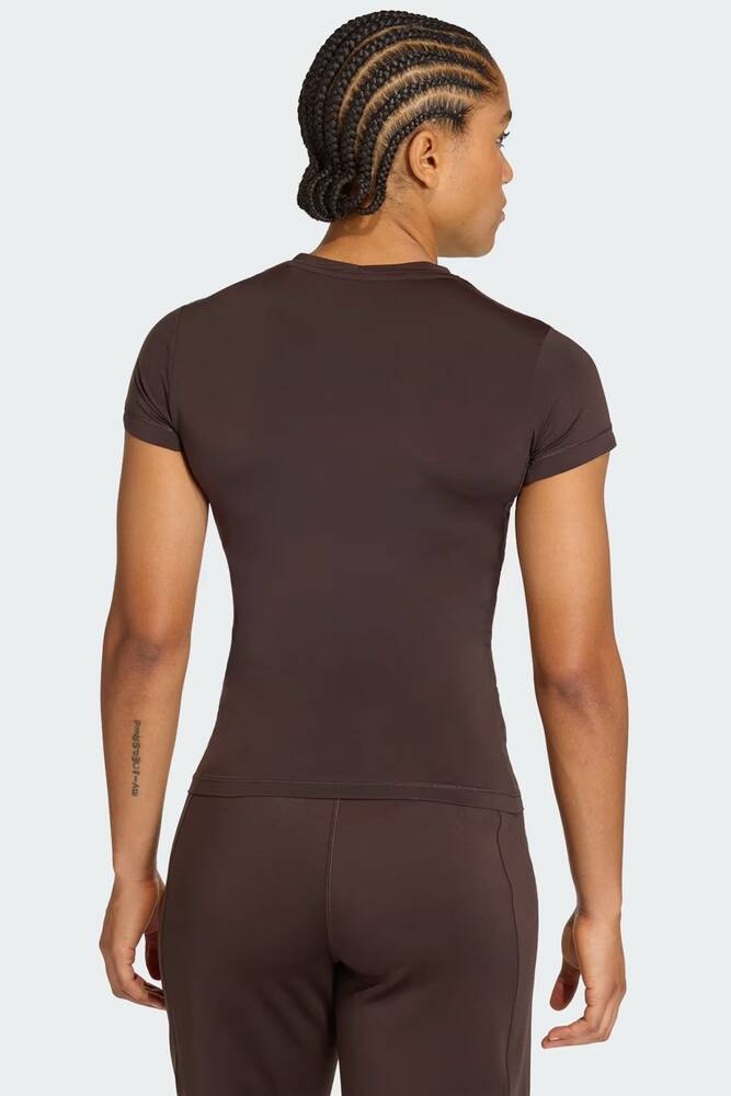 Kadın Pwr Ess C Tişört KD0114 Kahve 