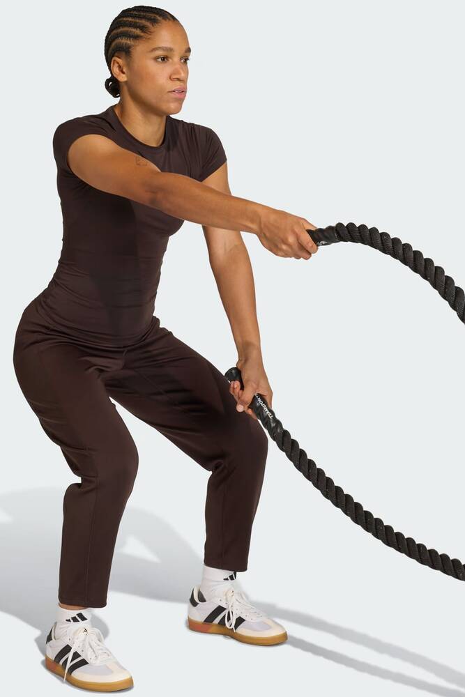 Kadın Pwr Ess C Tişört KD0114 Kahve 