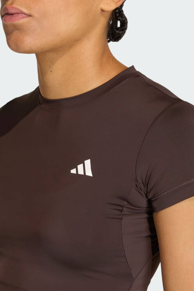 Kadın Pwr Ess C Tişört KD0114 Kahve 