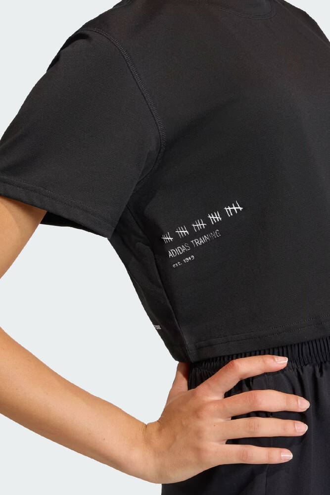 Kadın Pwr G Tişört KB9396 Siyah 