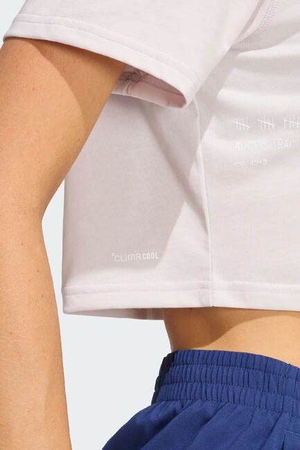 Kadın Pwr G Tişört KB9397 Ekru - Thumbnail