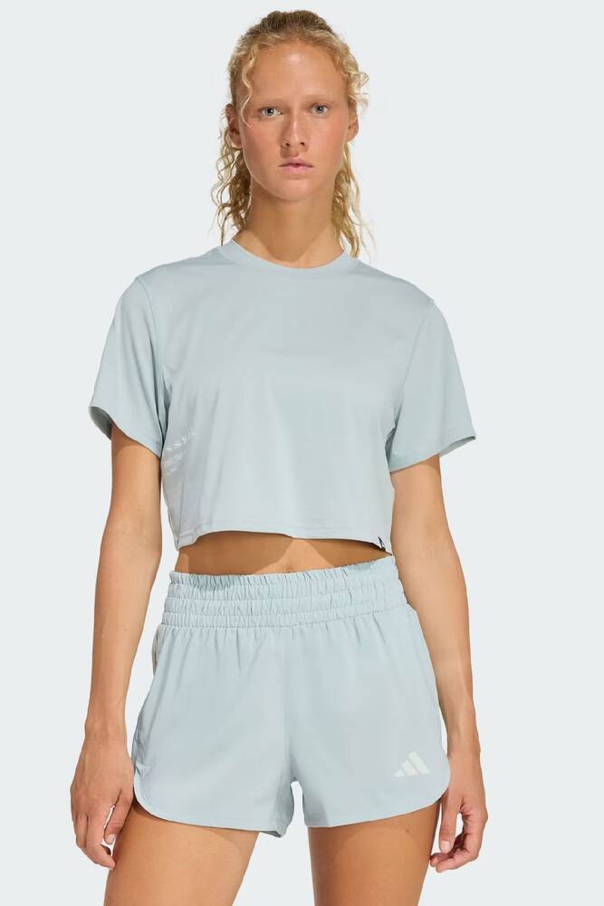 Kadın Pwr G Tişört KB9398 Yeşil 