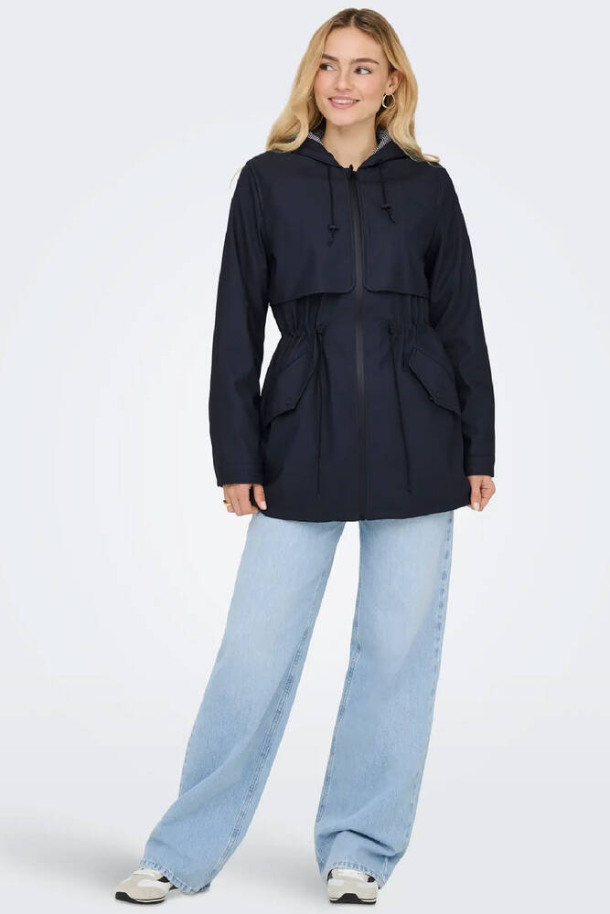 Kadın Race Kısa Yağmurluk 15161241 Lacivert 