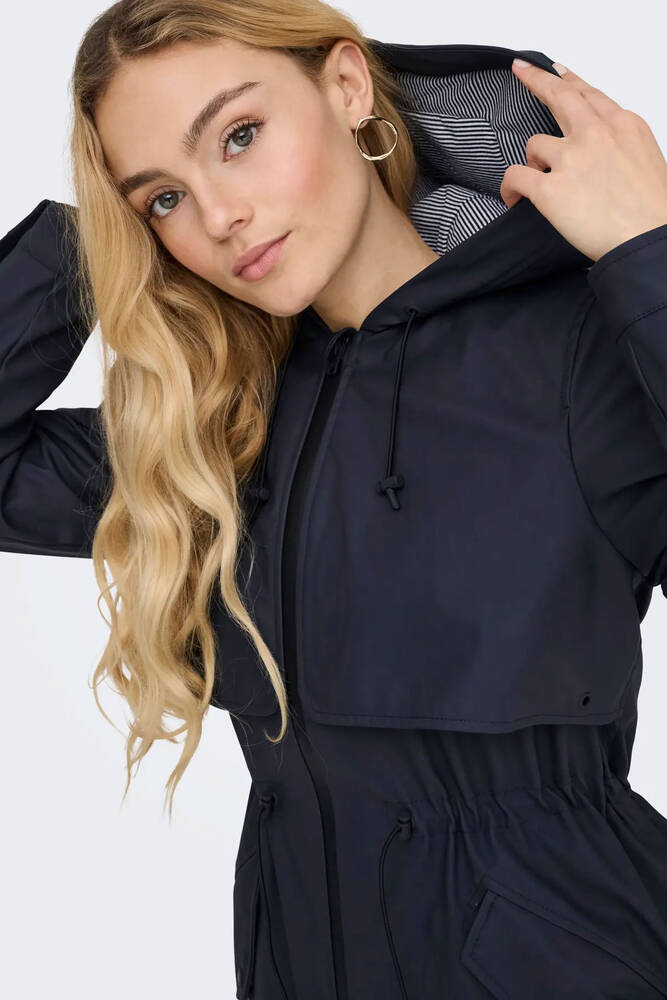 Kadın Race Kısa Yağmurluk 15161241 Lacivert 