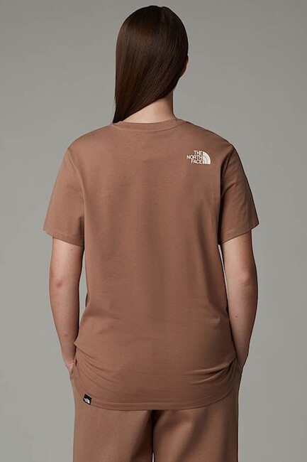 Kadın Relaxed Easy Tişört NF0A8A6GAIA1 Bej - Thumbnail