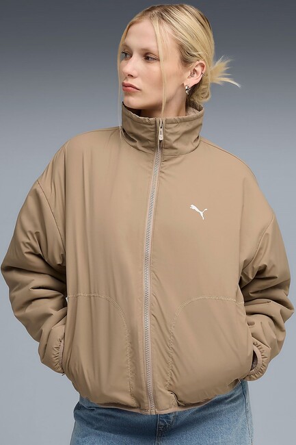 Kadın Reversible Sherpa Ceket 688386-87 Ekru (1)