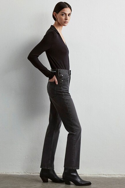 Kadın Rockstar Icon Jean Pantolon 1010762-87747 Gri - 6
