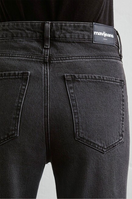 Kadın Rockstar Icon Jean Pantolon 1010762-87747 Gri - 8