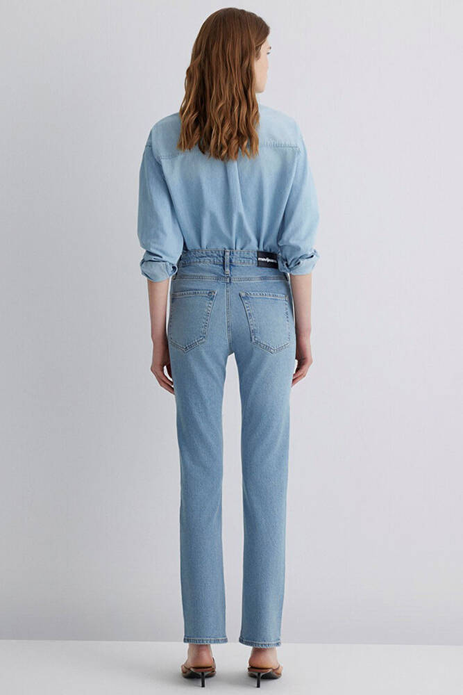 Kadın Rockstar Icon Jean Pantolon 1010762-88193 Mavi 