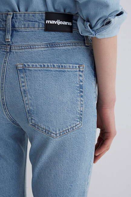 Kadın Rockstar Icon Jean Pantolon 1010762-88193 Mavi - Thumbnail