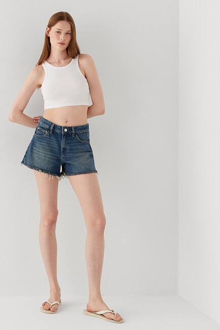 Kadın Rosie Denim Şort 14474A3187 Mavi (1)