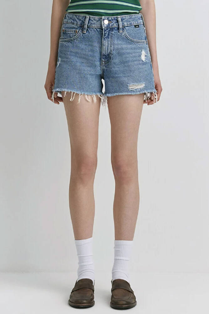Kadın Rosie LT 90's Jean Şort 1447487077 Mavi 