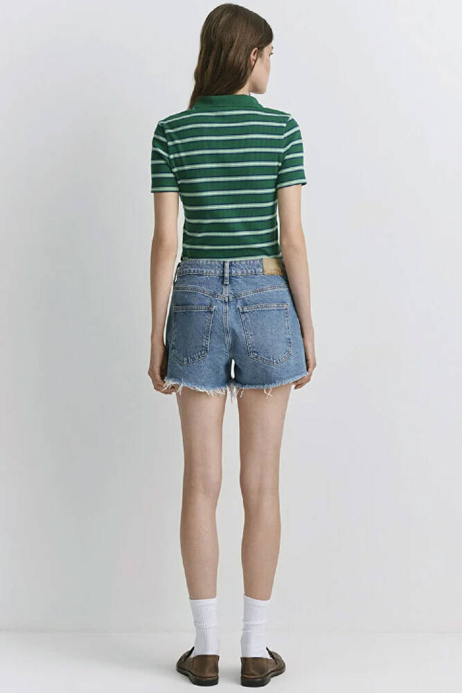 Kadın Rosie LT 90's Jean Şort 1447487077 Mavi 