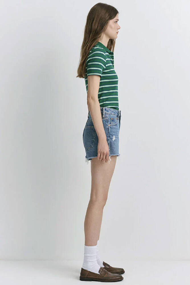 Kadın Rosie LT 90's Jean Şort 1447487077 Mavi 