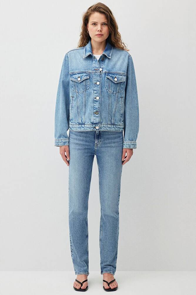 Kadın Ruby Icon Denim Ceket 1110505-90542 Mavi 