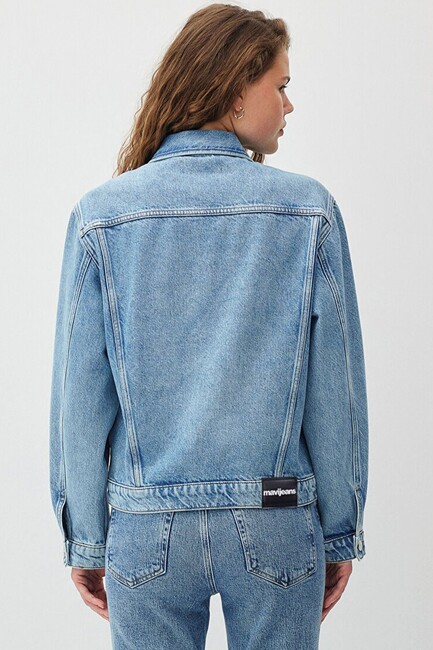 Kadın Ruby Icon Denim Ceket 1110505-90542 Mavi (3)