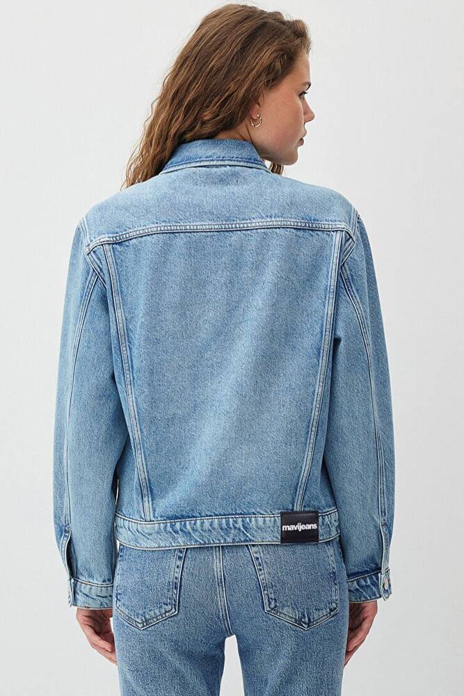 Kadın Ruby Icon Denim Ceket 1110505-90542 Mavi 