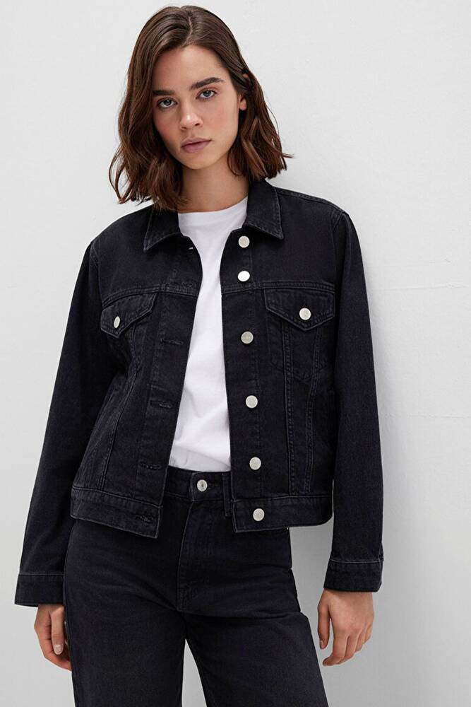 Kadın Ruby Icon Jean Ceket 1110505-89163 Gri 