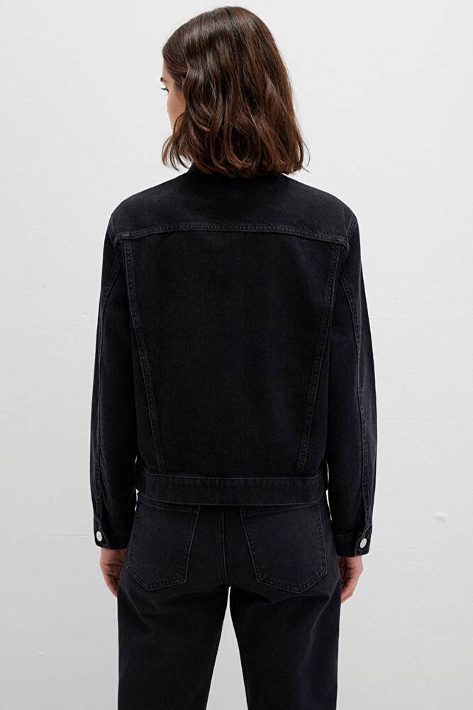 Kadın Ruby Icon Jean Ceket 1110505-89163 Gri 