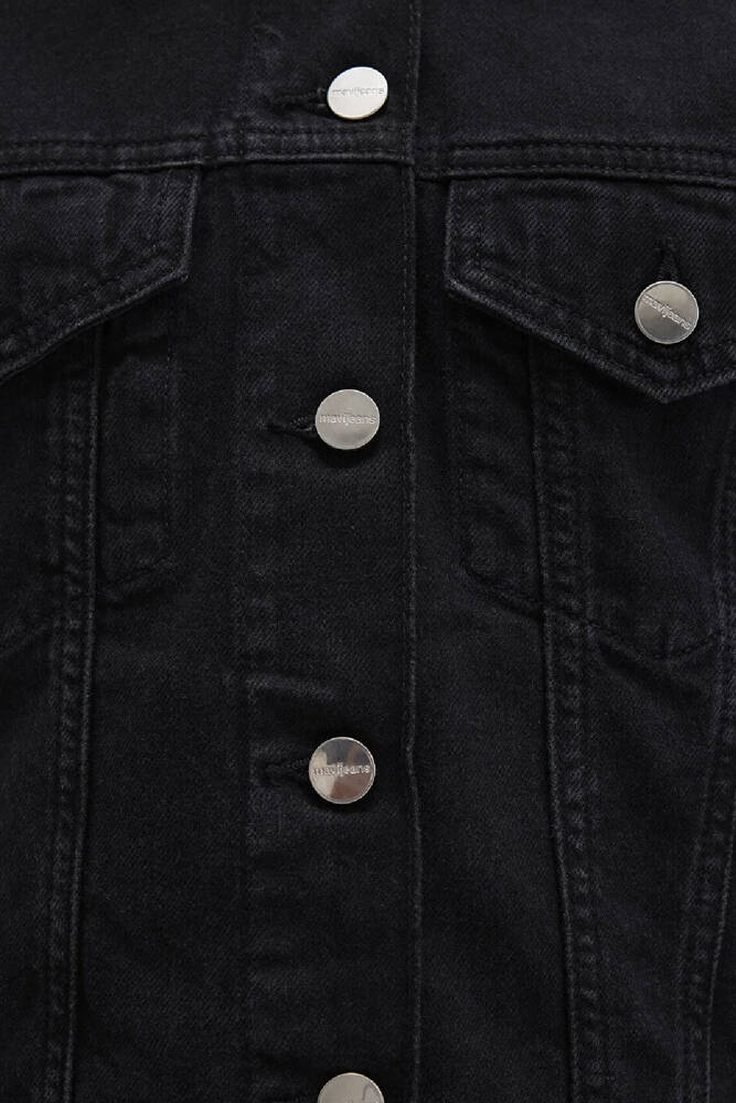 Kadın Ruby Icon Jean Ceket 1110505-89163 Gri - 7