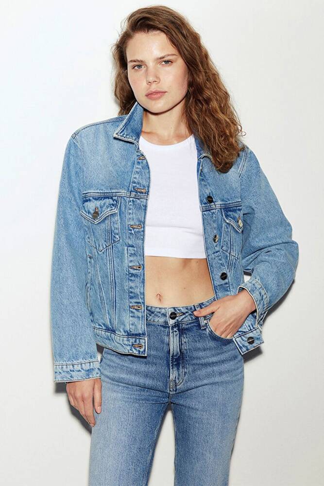 Kadın Ruby LT Denim Ceket 1110505-87809 Mavi 