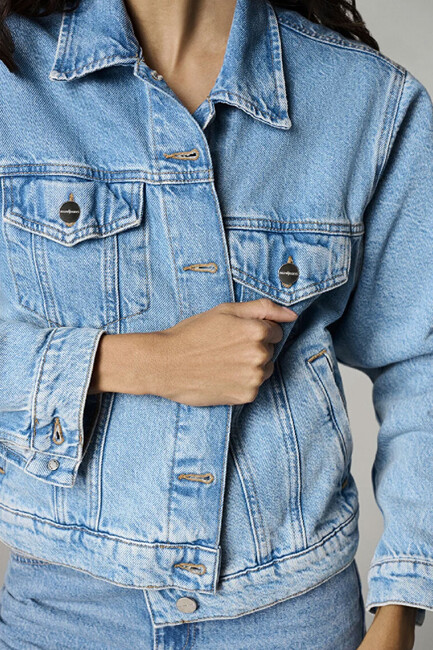 Kadın Ruby LT Denim Ceket 1110505-87809 Mavi - Thumbnail