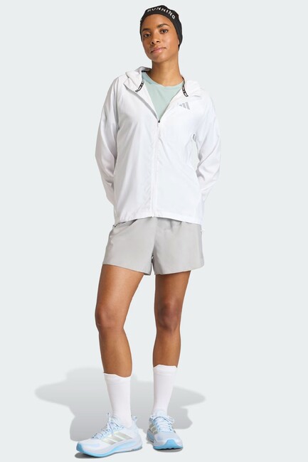 Kadın Run Ess Ceket KA0253 Beyaz - Thumbnail