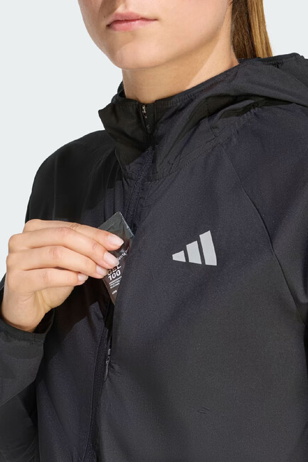 Kadın Run Ess Ceket KA4339 Siyah - Thumbnail