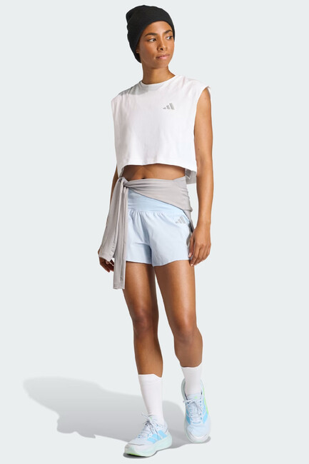 Kadın Run Ess Tişört KA0290 Beyaz - Thumbnail