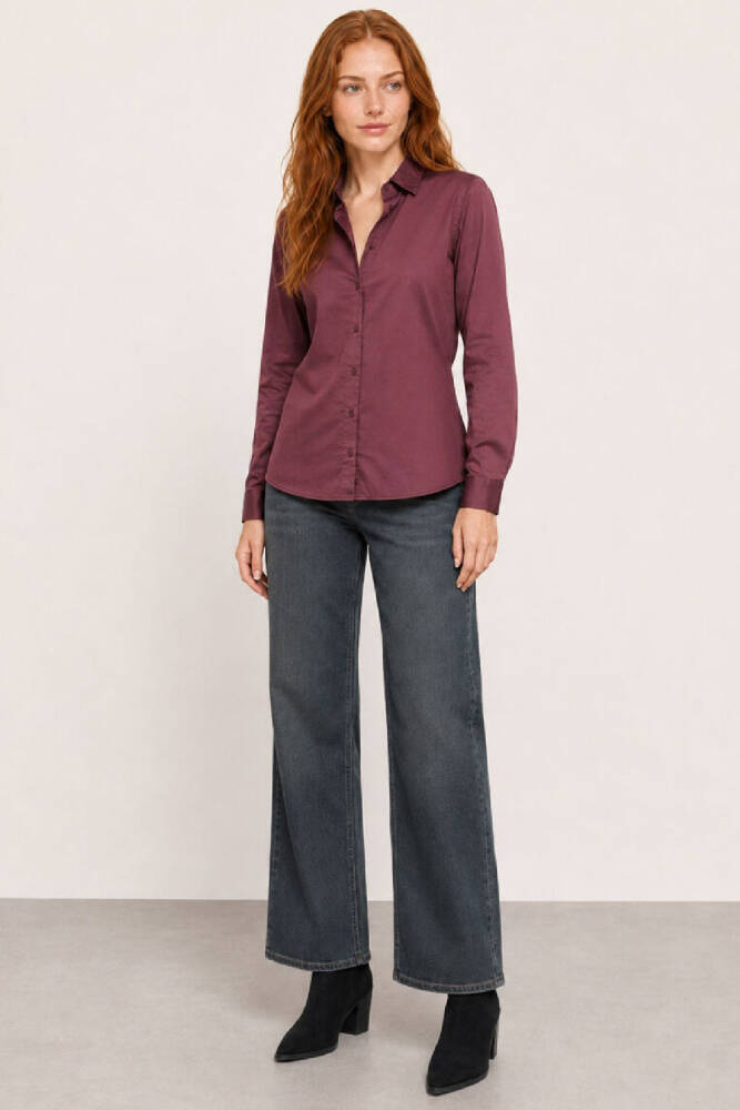 Kadın Salına Jean Pantolon LF2044343 Kahve - 1