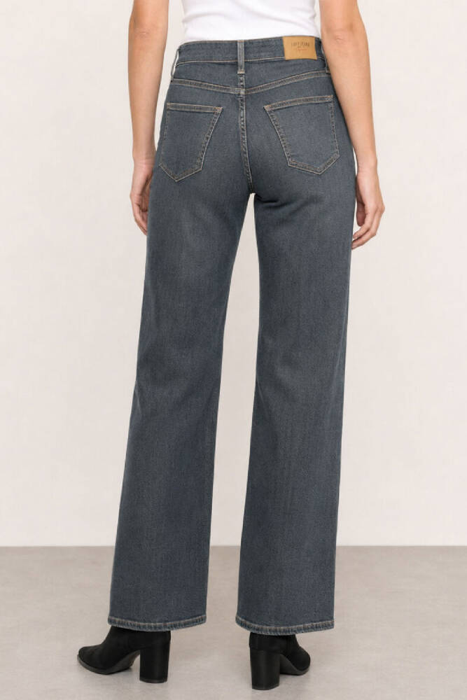 Kadın Salına Jean Pantolon LF2044343 Kahve - 3