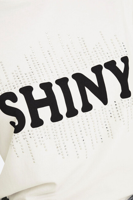 Kadın Sannı Tişört 15346650 Beyaz - Thumbnail