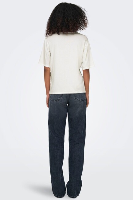 Kadın Sannı Tişört 15346650 Ekru (2)