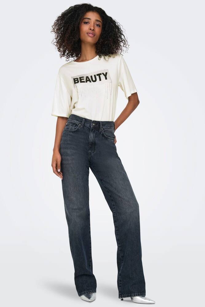 Kadın Sannı Tişört 15346650 Ekru 