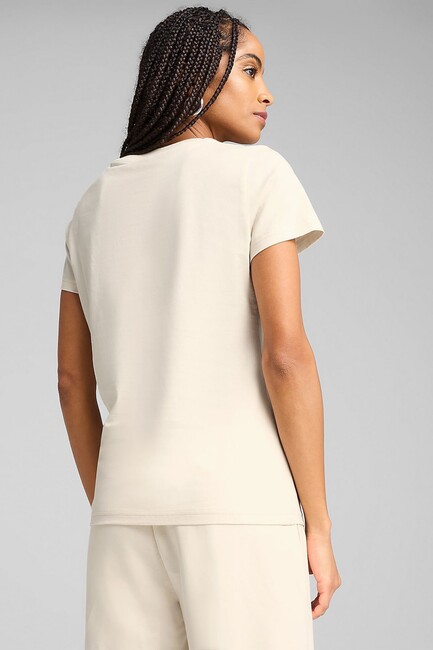 Kadın Scrıpt Tişört 684982-87 Ekru (2)