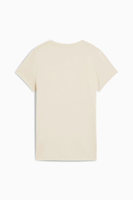 Kadın Scrıpt Tişört 684982-87 Ekru - Thumbnail