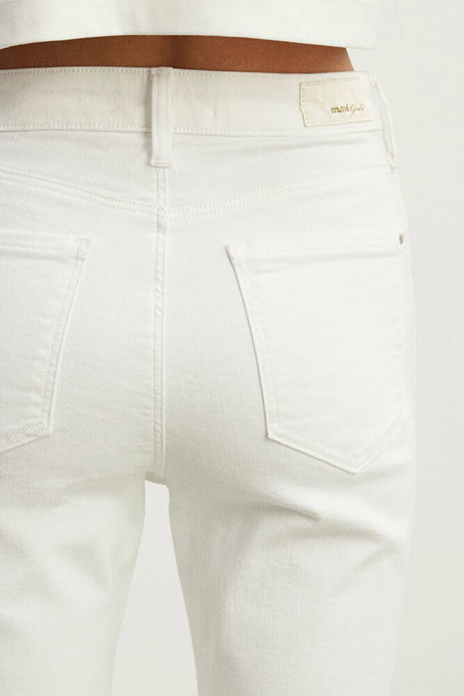 Kadın Serenay Gold Jean Pantolon 100980-83673 Beyaz 