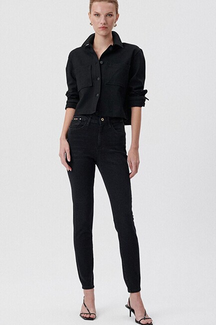 Kadın Serenay Gold Premium Jean Pantolon 100980-82211 Gri (2)