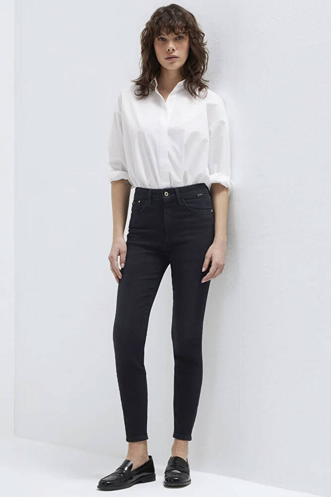 Kadın Serenay Gold Premium Jean Pantolon 100980-82211 Gri 