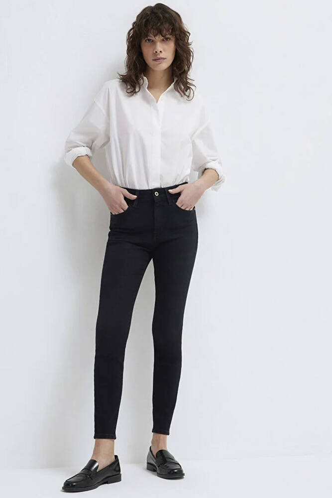 Kadın Serenay Gold Premium Jean Pantolon 100980-82211 Gri 