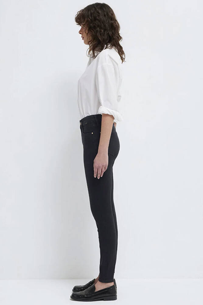 Kadın Serenay Gold Premium Jean Pantolon 100980-82211 Gri 