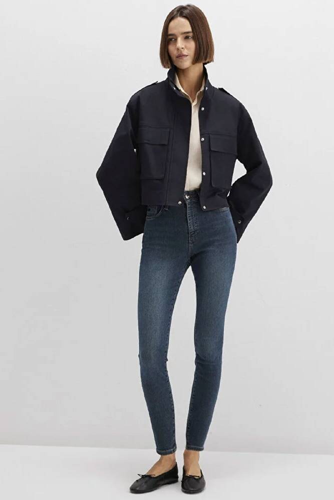 Kadın Serenay Gold Premium Jean Pantolon 100980-90530 Mavi 