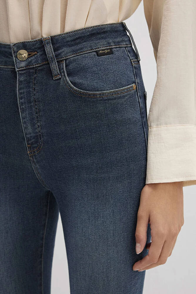 Kadın Serenay Gold Premium Jean Pantolon 100980-90530 Mavi 