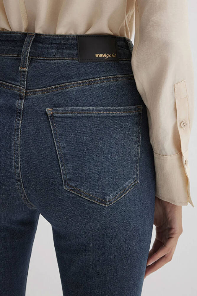 Kadın Serenay Gold Premium Jean Pantolon 100980-90530 Mavi 