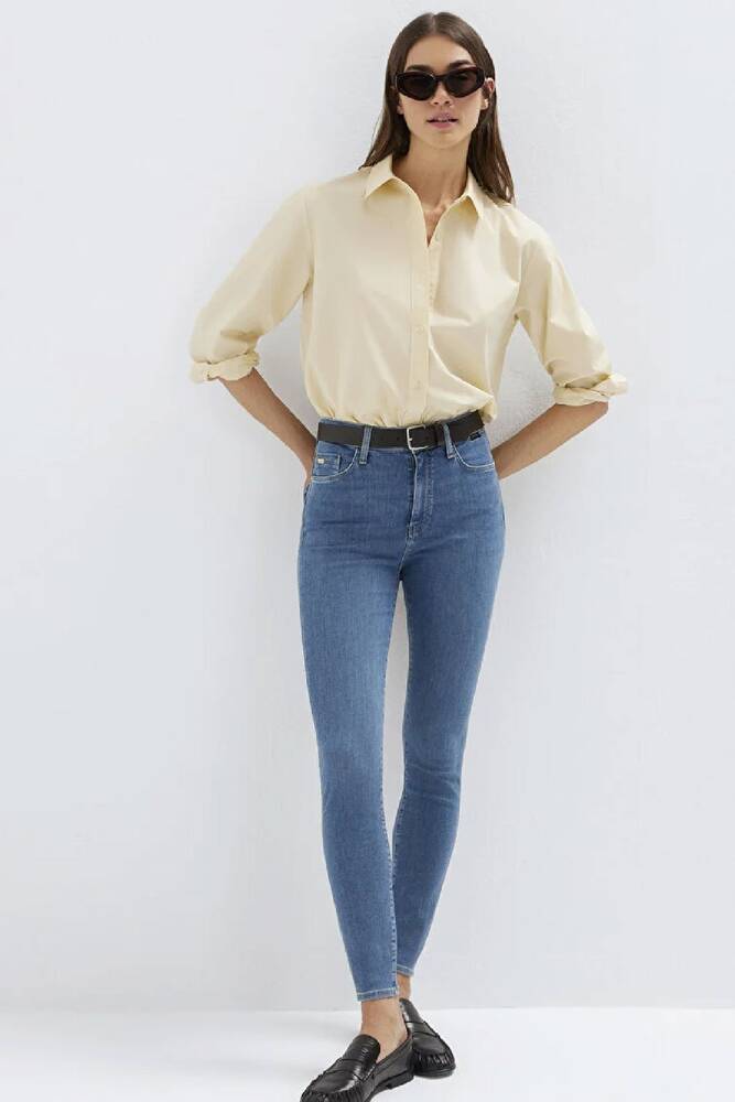 Kadın Serenay Gold Premium Jean Pantolon 100980-A1549 Mavi 