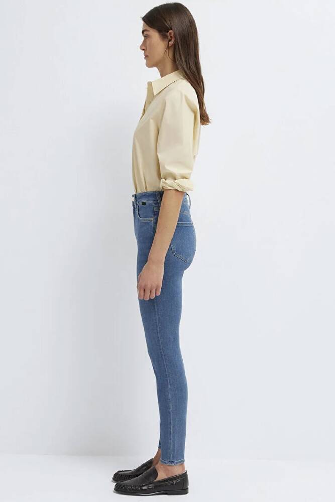 Kadın Serenay Gold Premium Jean Pantolon 100980-A1549 Mavi 
