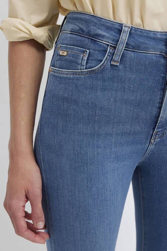 Kadın Serenay Gold Premium Jean Pantolon 100980-A1549 Mavi 