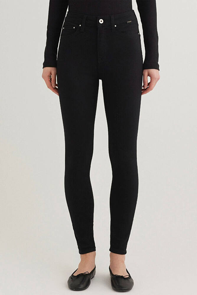 Kadın Serenay Gold Shape Jean Pantolon 100980-35248 Siyah 